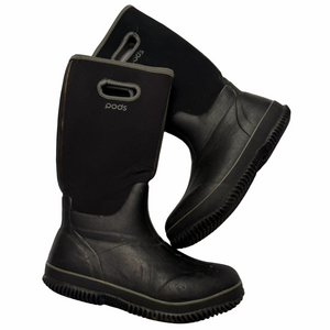 Pods Black Waterproof Insulated Winter Boots Men Size 8 Women 9.5